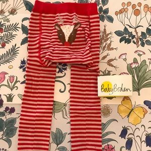 Mini Boden reindeer rear leggings